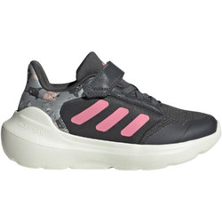 Adidas Tensaur Run 3.0 Παιδικά Αθλητικά Παπούτσια για Τρέξιμο Ανθρακί Ροζ KI0732