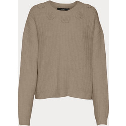Vero Moda Γυναικεία Πλεκτή Μπλούζα Καφέ 10314231