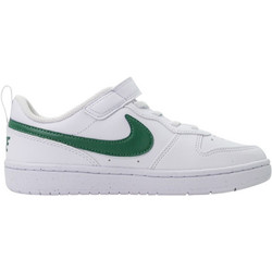 Nike Court Borough Παιδικά Sneakers Λευκά Πράσινα DV5457-133