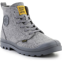 Palladium Pampa Hi Merino Ανδρικά Μποτάκια Suede Γκρι Αδιάβροχα 74377-027