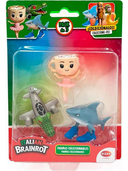 Giochi Preziosi Italian Brainrot 3-Pack Figures