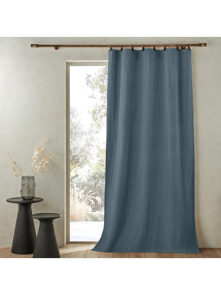 La Redoute Κουρτίνα με Γάντζους 140x220 Private 324414249 Μπλε
