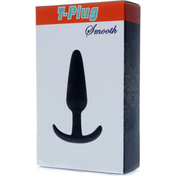Kinksters T-Plug Smooth Πρωκτική Σφήνα 12cm Μαύρη