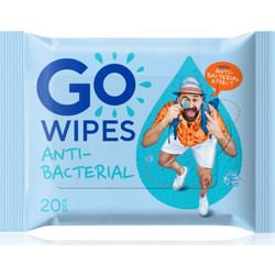 Go Wipes Αντισηπτικά Μαντηλάκια Χεριών 20τμχ