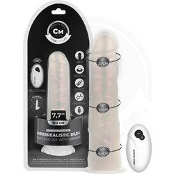 Cock Miller Vibrator Ρεαλιστικός Δονητής για Ζευγάρια με Τηλεχειριστήριο 19.5cm Λευκός