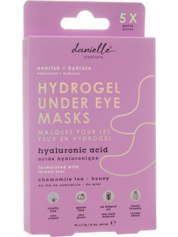 Danielle Creations Hydrogel Hyaluronis Acid Eye Patches για Ενυδάτωση & Λάμψη με Υαλουρονικό & Μέλι 10τμχ