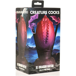 Creature Cocks Dragon Hatch XLarge Πρωκτική Σφήνα Μπλε Ροζ