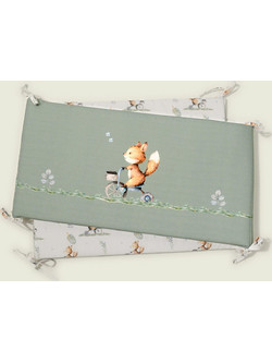 Baby Oliver Des 423 Πάντα Κούνιας Πράσινο Mint 34x210cm