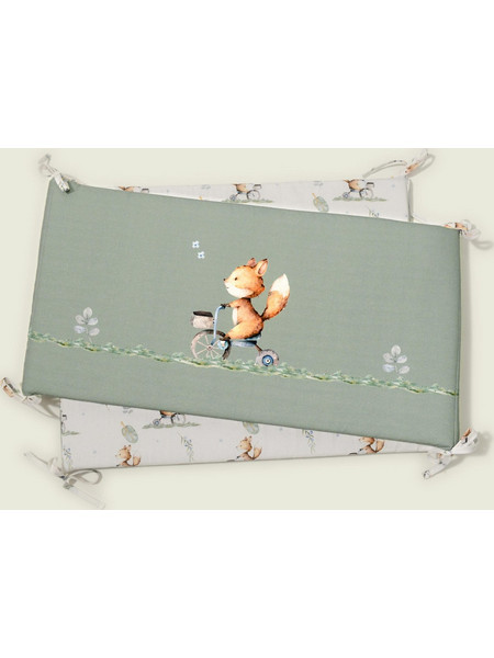 Baby Oliver Des 423 Πάντα Κούνιας Πράσινο Mint 34x210cm