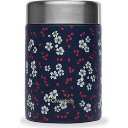 Qwetch Δοχείο Φαγητού Θερμός Inox 600ml Navy Μπλε