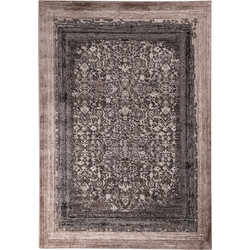 Tzikas Carpets Elements Χαλί Ορθογώνιο 160x230cm 39800-995 Μαύρο Ασημί