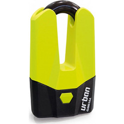 Urban Mini U-Lock U9DY Κλειδαριά Δισκόφρενου Μηχανής 15mm Κίτρινη Μαύρη