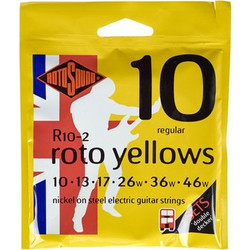 Rotosound R10-2 Rotos Σετ 6 Χορδές Ηλεκτρικής Κιθάρας Nickel Plated Steel 10-46" Normal Tension