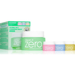 Banila Co Clean It Zero Pore Clarifying 100ml + Original Balm 7ml + Cica-Relief Calming Balm 7ml + Nourishing Balm 7ml