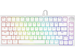 SAVIO Astral Μηχανικό Gaming Πληκτρολόγιο TenKeyLess με Outemu White Διακόπτες RGB White
