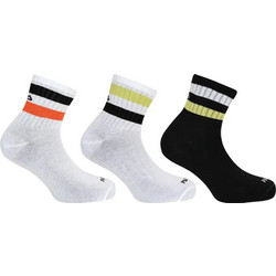 Fila Ανδρικές Κάλτσες Κοντές Λευκές 3Pack F5606-331