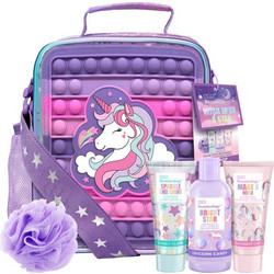 Baylis & Harding Beauticology Cosmic Unicorn Candy Shower Bath 300ml + Strawberry Candy Shower Cream 130ml + Candy Floss Body Milk 130ml + Sponge 1τμχ