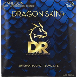 DR Strings Dragon Skin+ DMP-10 Σετ 4 Χορδές Μαντολίνου Phosphor Bronze 10-36" Medium Tension