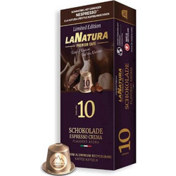 La Natura Lifestyle Κάψουλες Espresso Chocolate Συμβατές με Μηχανή Nespresso 10τμχ