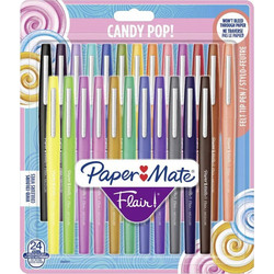 Papermate Candy Pop Σετ Στυλό Υγρής Μελάνης 24τμχ