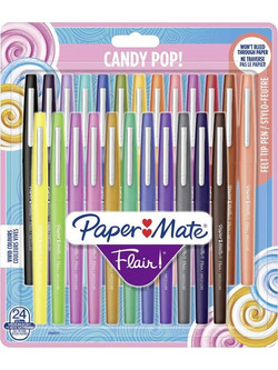 Papermate Candy Pop Σετ Στυλό Υγρής Μελάνης 24τμχ