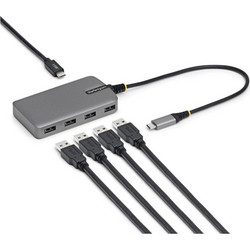 StarTech 5G4AC-USB-C-HUB USB Hub 3.0 USB-C με 4 Θύρες USB-A & Εξωτερική Παροχή Ρεύματος
