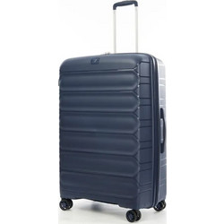 Verage Tenby GM24061W Βαλίτσα Μεσαία 67x42.5x25.5cm με 4 Ρόδες Navy Μπλε
