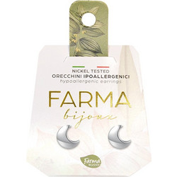 Farma Bijoux Γυναικεία Σκουλαρίκια Καρφωτά από Ορείχαλκο Ασημί 8058056819192
