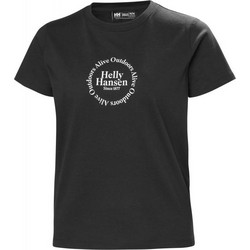 Helly Hansen Core Graphic Tshirt Ανδρικό Αθλητικό T-Shirt Μαύρο 54080-990