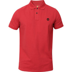 Timberland Ανδρική Μπλούζα Polo Κοντομάνικη Κόκκινη TB0A6VDPN96