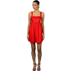 Chaton Nicole Mini Καλοκαιρινό Καθημερινό Φόρεμα Κόκκινο 129-81781-560