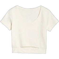 4F Γυναικείο Αθλητικό Crop Top Λευκό 4FRSS25TTSHF2695-11S