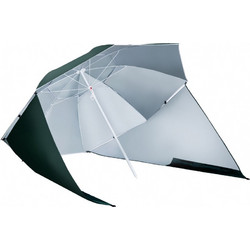 Outsunny Ομπρέλα Θαλάσσης Πράσινη 2.1m 84D-022GN