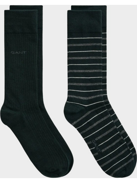 Gant Ανδρικές Κάλτσες Ψηλές Κυπαρισσί 2Pack 3G9960359-374