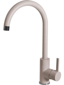Elleci Caddy 4923 Μπαταρία Κουζίνας Πάγκου Διπλής Παροχής Ανάμεικτη Μπεζ