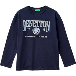 Benetton Παιδικό Φούτερ Navy Μπλε 3I1XC10S2-252