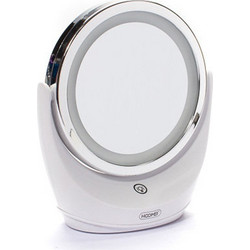 Hoomei HM-7330 Επιτραπέζιος Καθρέπτης Μακιγιάζ Μεγεθυντικός x5 με Φως 16x19cm