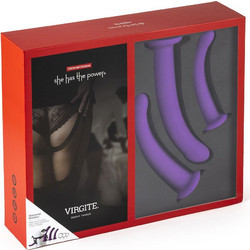 Virgite Universal Harness Strap On Set με Dildo Μωβ