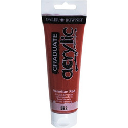 Daler-Rowney Graduate 583 Venetian Red Ακρυλικό Χρώμα Ζωγραφικής 120ml