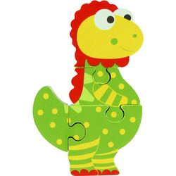 Παιδικό Puzzle Orange Tree Dinosaur 4 Κομμάτια