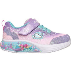 Skechers Παιδικά Sneakers με Φωτάκια Λιλά Τιρκουάζ 303061Ν-LVMT