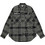 Aape by A Bathing Ape Ανδρικό Πουκάμισο Βαμβακερό Καρό Μακρυμάνικο Κανονική Γραμμή Γκρι AAPSTM8498
