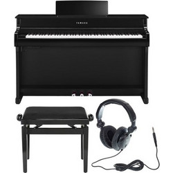 Yamaha CLP-835 Set Ηλεκτρικό Πιάνο Όρθιο με 88 Βαρυκεντρισμένα Πλήκτρα Black Polished
