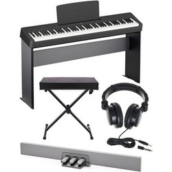 Yamaha P-145 BT Mega Bundle Ηλεκτρικό Πιάνο Stage με 88 Βαρυκεντρισμένα Πλήκτρα Black