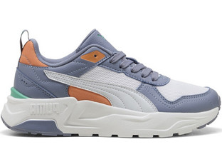 Puma Trinity 2 Παιδικά Sneakers Λευκά Γκρι 403703-09
