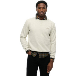Superdry D1 Ovin Essential Logo Crew Sweatshirt Ανδρικό Αθλητικό Φούτερ Λευκό M2013751A-I1H