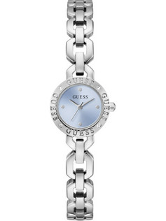 Guess Siren Γυναικείο Ρολόι με Ασημί Μεταλλικό Μπρασελέ GW1019L1