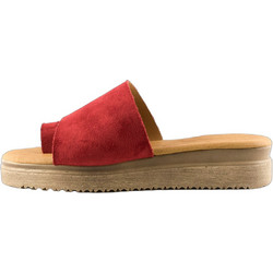 Blondie Γυναικεία Σανδάλια Suede Κόκκινα GK216