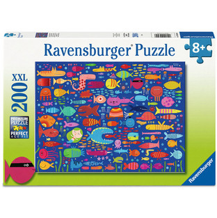 Παιδικό Puzzle Ravensburger Funny Fish Friends 200 Κομμάτια