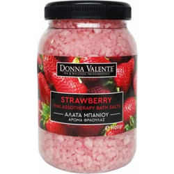 Donna Valente Strawberry Άλατα Μπάνιου Κρύσταλλοι 1.1kg